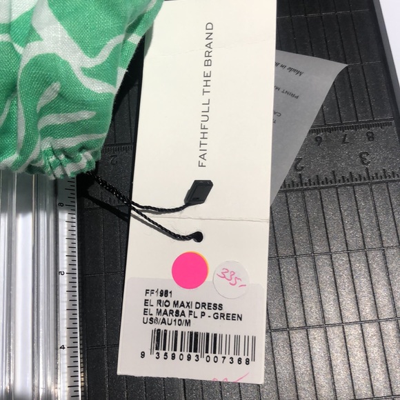 Faithful the Brand El Rio Maxi Dress - El Marsa Floral Print Green - Picture 6 of 6